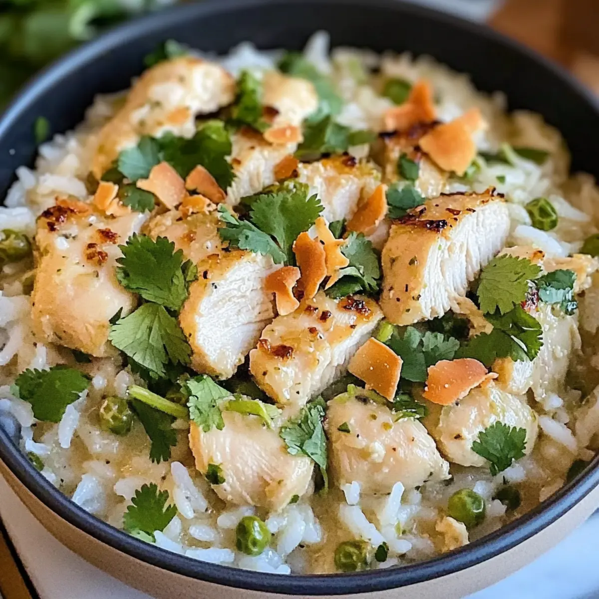 Kokosnuss Hähnchen und Reis: Tropischer Genuss Zuhause