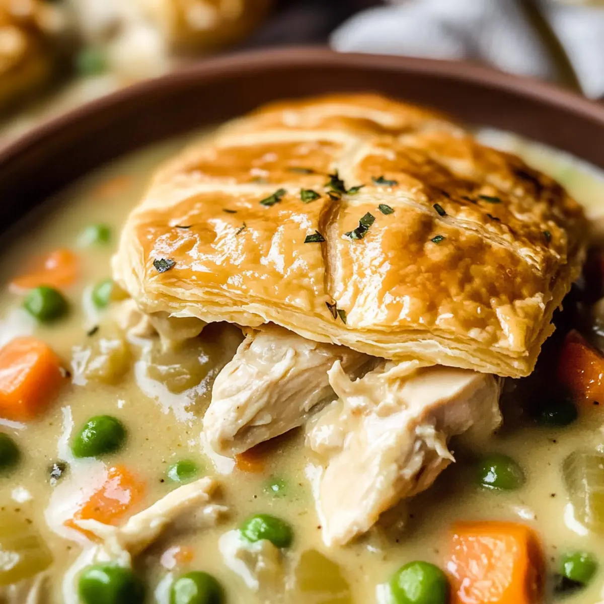 Zerlegter Hähnchen-Pastetenteig für Gemütliche Abende