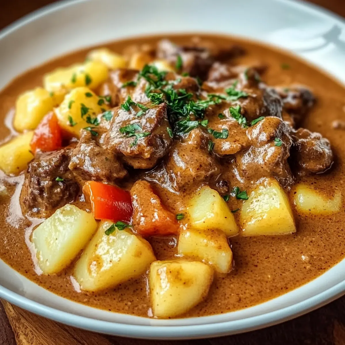 Deutsches Gulasch: Herzhaft und Cremig Genießen