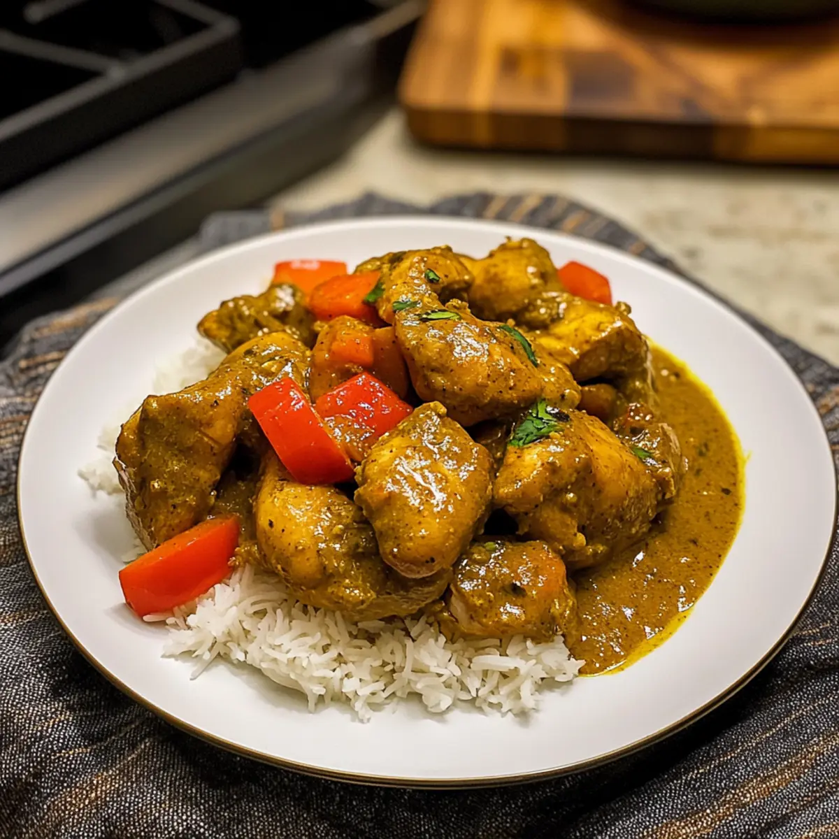 Jamaikanisches Curry-Hühnchen für den perfekten Genuss