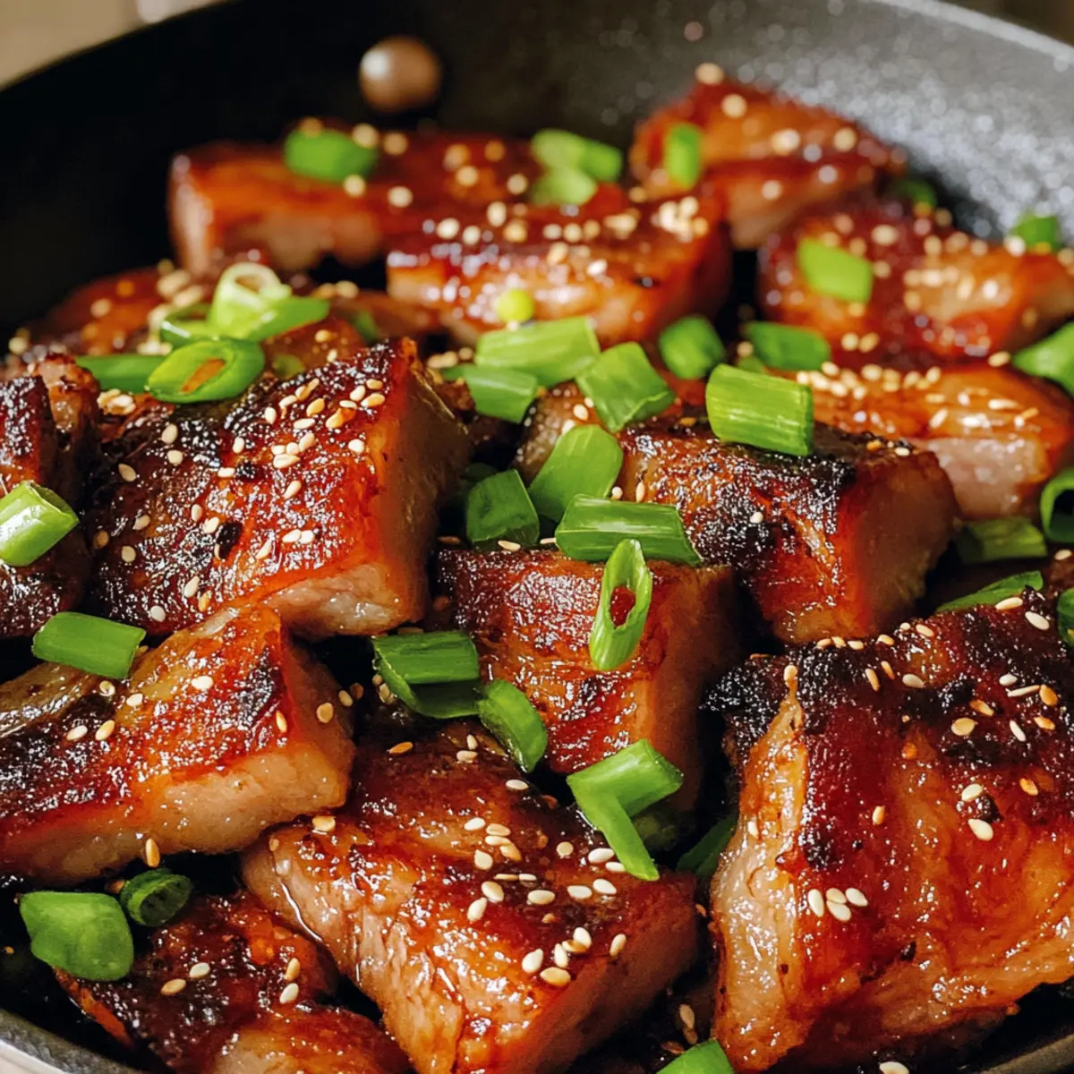 Koreanischer Schweinebauch-Pfanne für Genusssüchtige