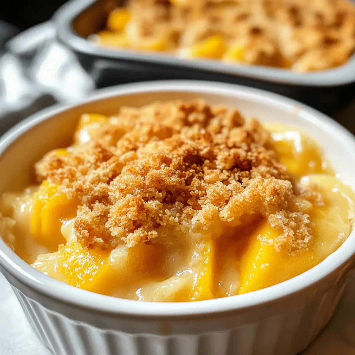 Mango Streuselkuchen für kreative Dessertliebhaber