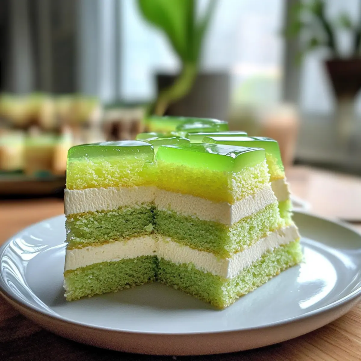 Pandan Schichtkuchen für festliche Anlässe