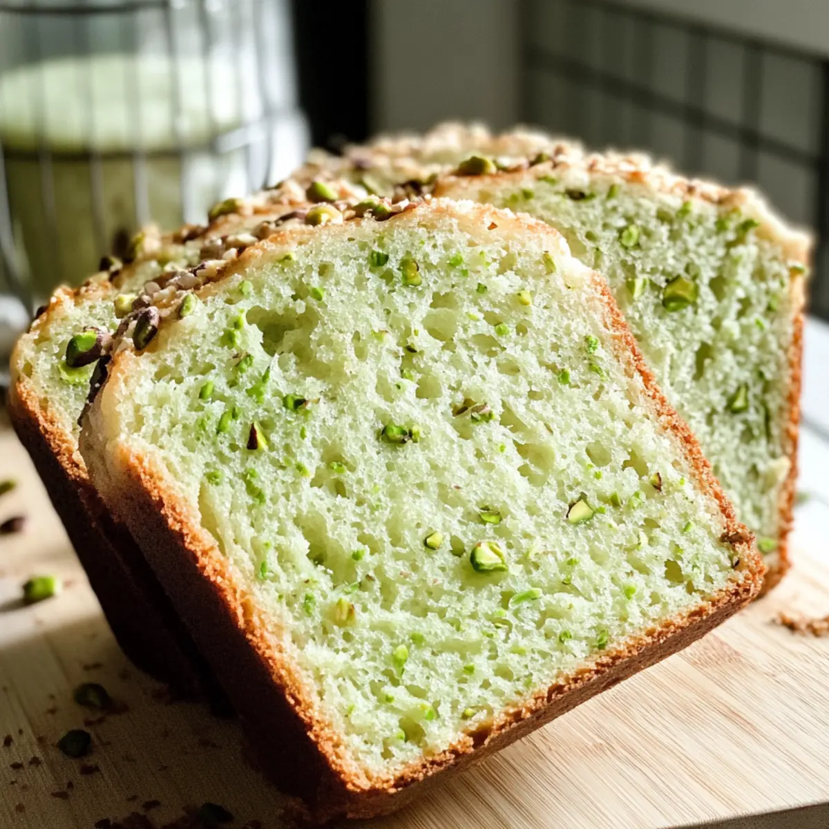 Pistazienpuddingbrot für jeden Anlass genießen