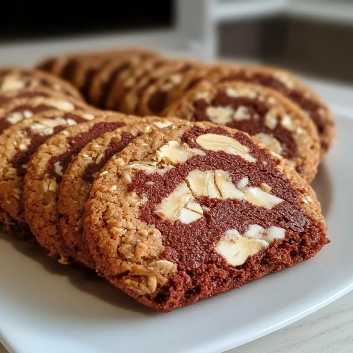 Rotvelvetkuchenrolle mit Cream Cheese Füllung