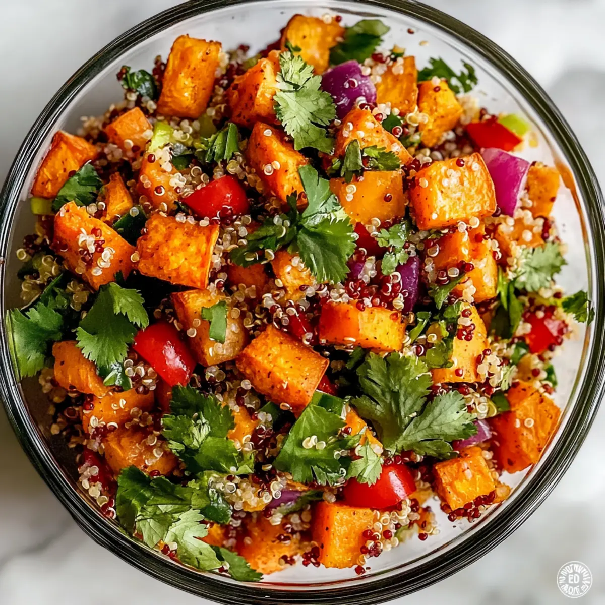 Gerösteter Süßkartoffel-Quinoa-Salat für jeden Anlass