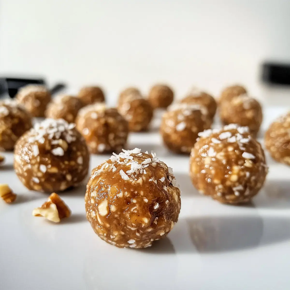 Gesalzene Karamell-Apfel-Energie-Bällchen für jeden Snack-Liebhaber