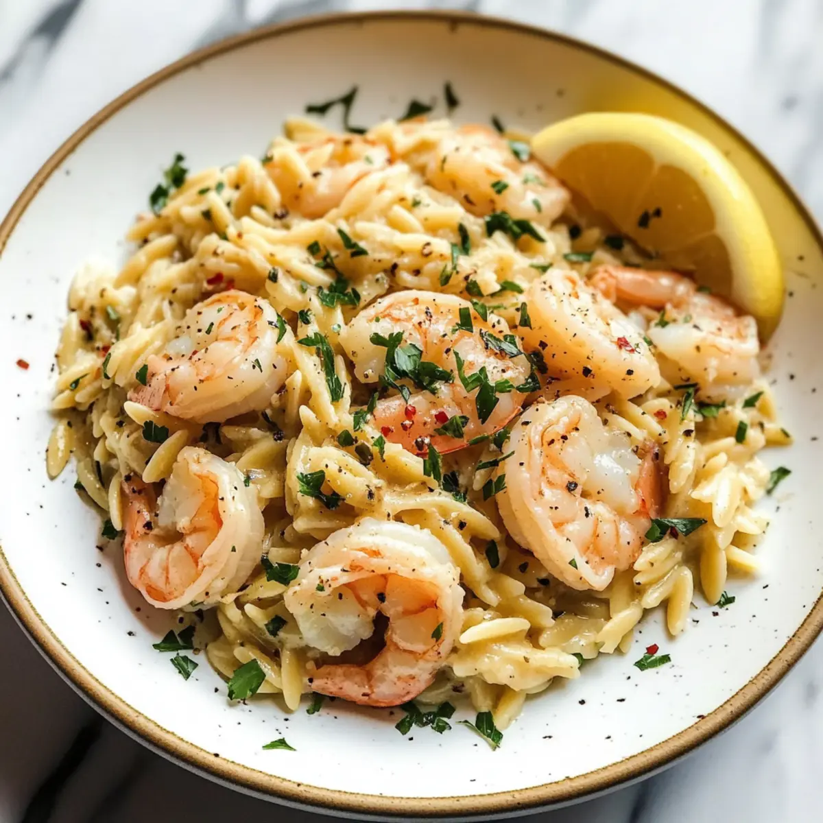 Garnelen Scampi Orzo: Schnelles One-Pot Rezept