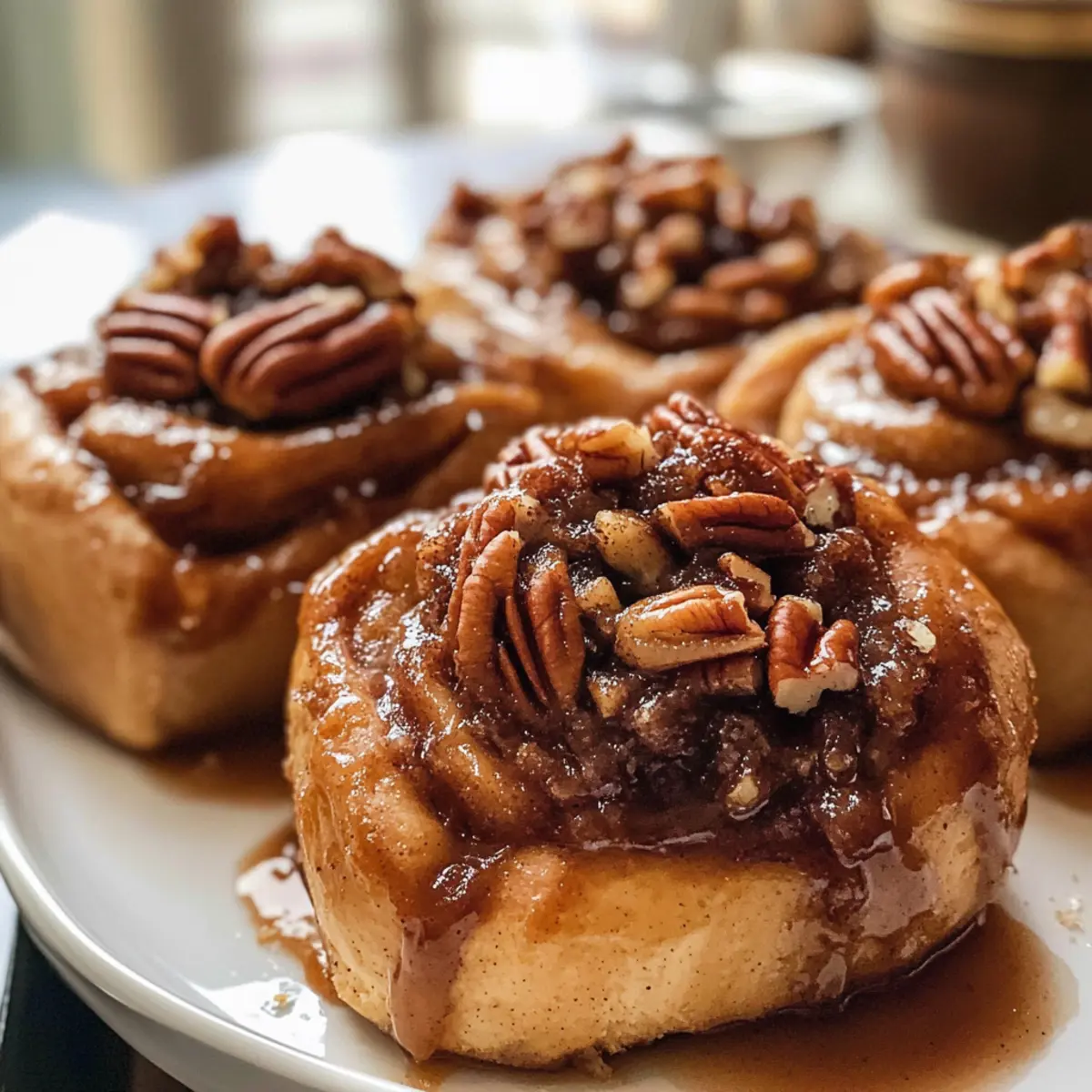 Klebrige Pekannuss-Zimt-Rollen für deinen Genuss