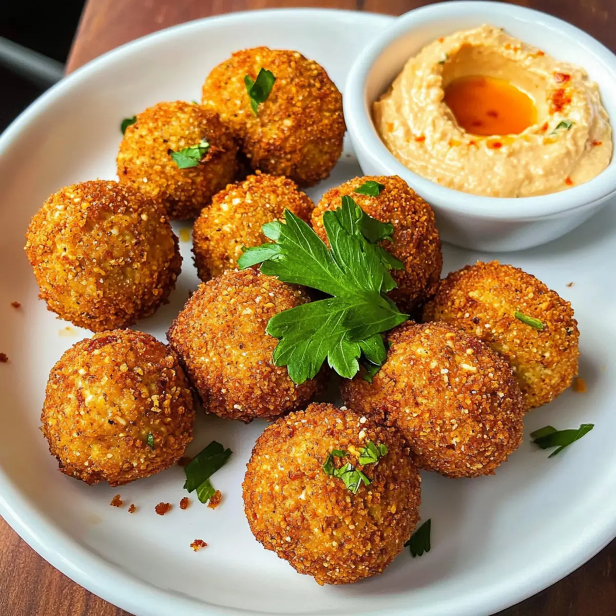 Luftfrittierte Tofu-Bällchen für gesunden Genuss