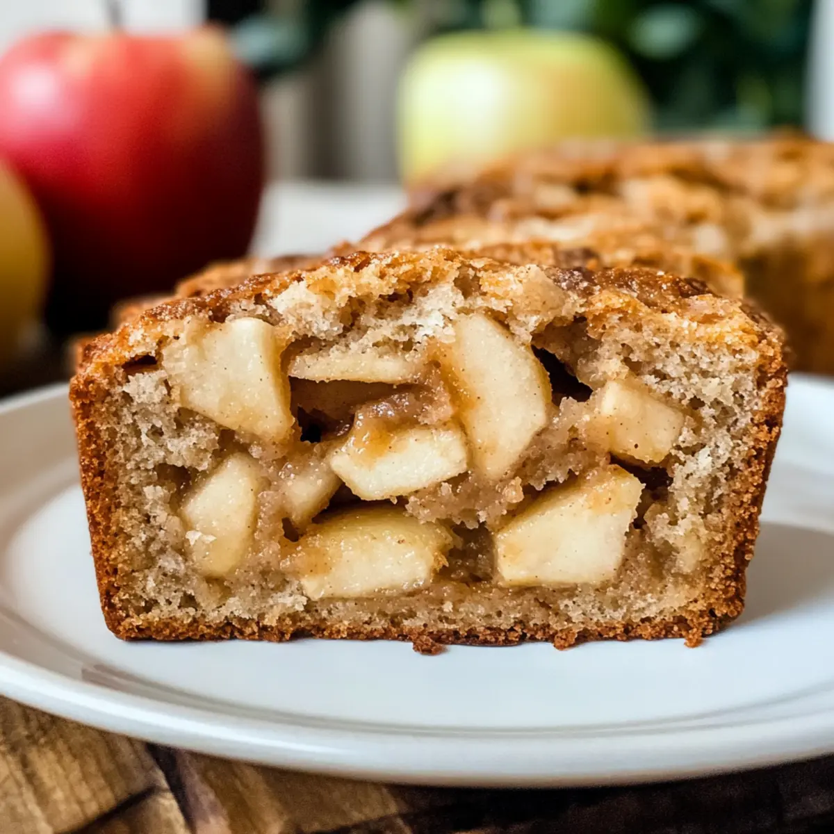 Saftiges Apfelbrot ohne Zucker genießen