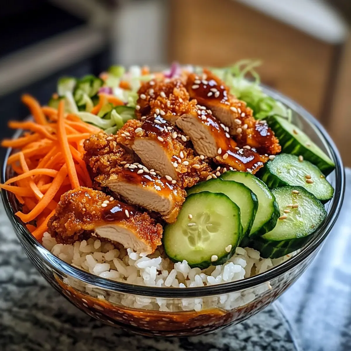 Bang Bang Hühnchen Schüssel – Wok into Geschmack