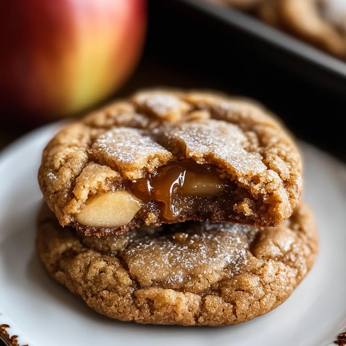 Karamell-Apfel-Cider-Kekse für den Herbstgenuss