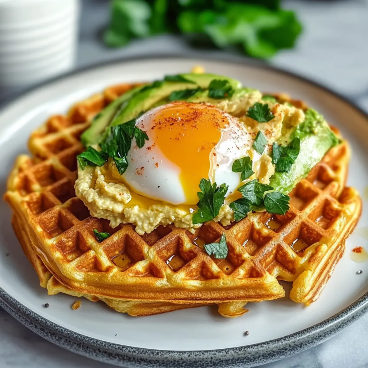 Kichererbsenwaffeln: Proteinreiche, glutenfreie Leckerei