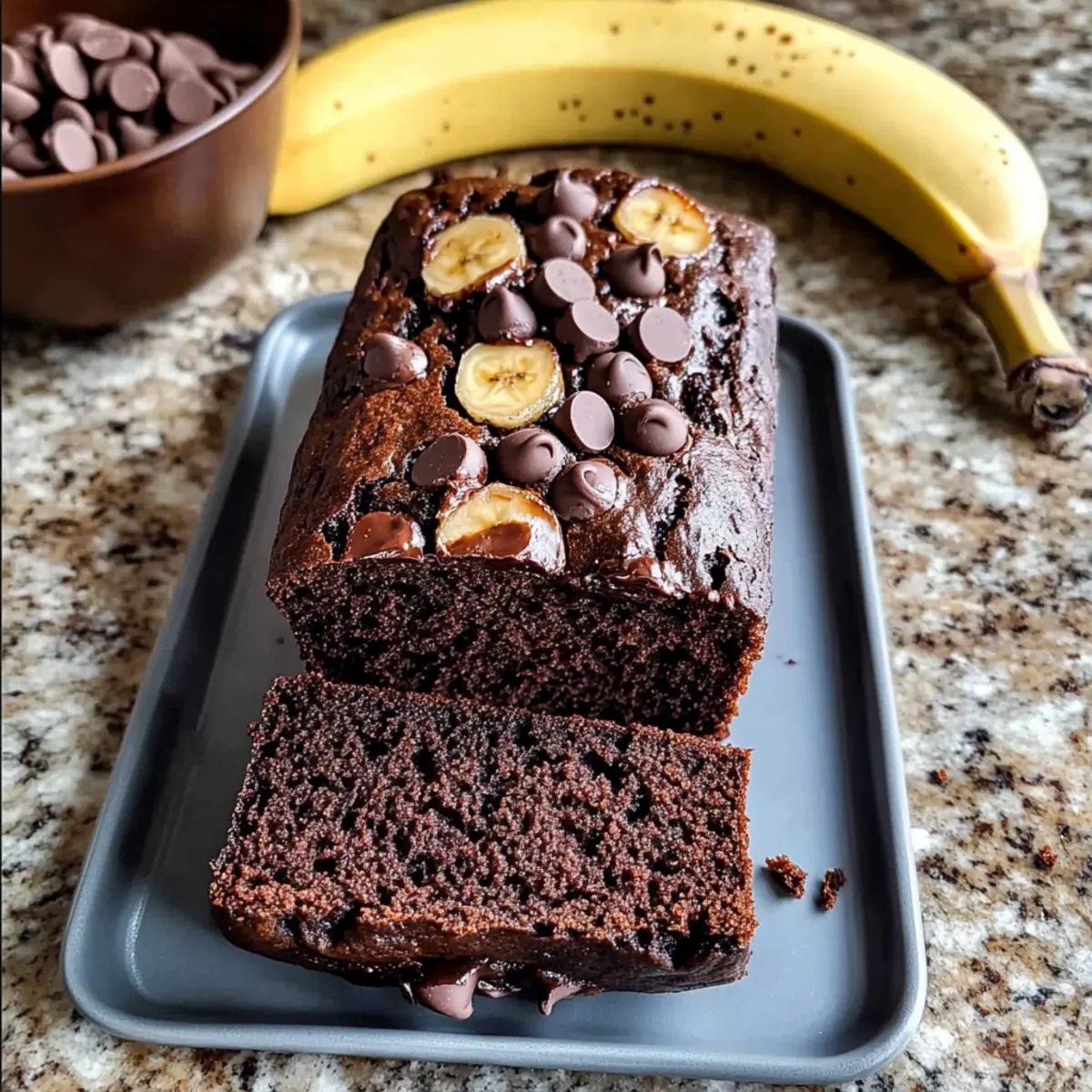 Schokoladen-Espresso-Bananenbrot für echten Genuss