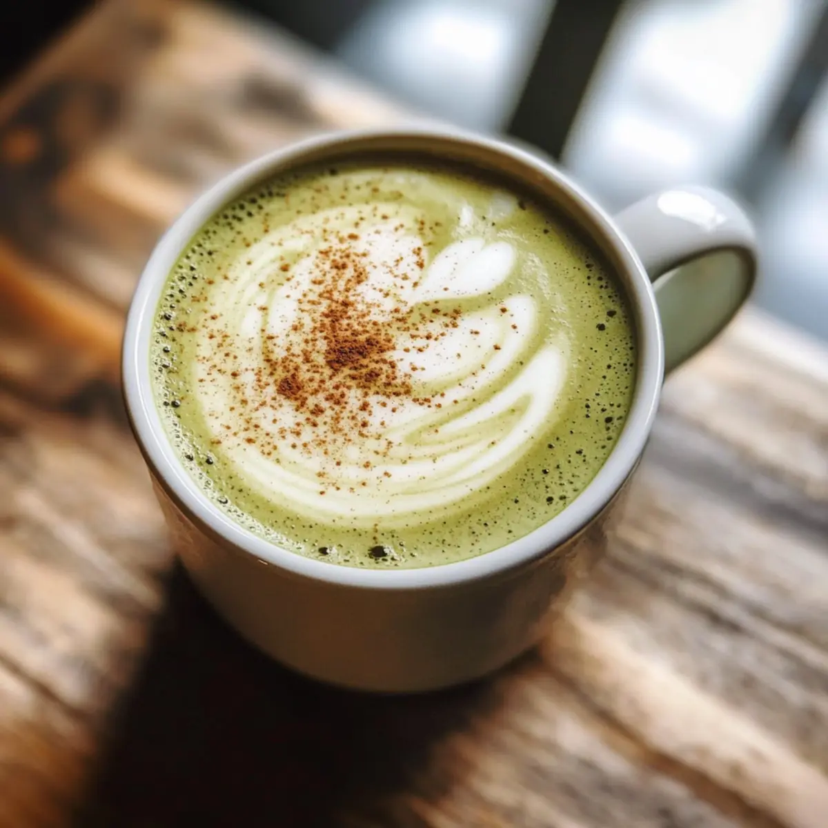 Zimt Matcha Latte für die perfekte Auszeit