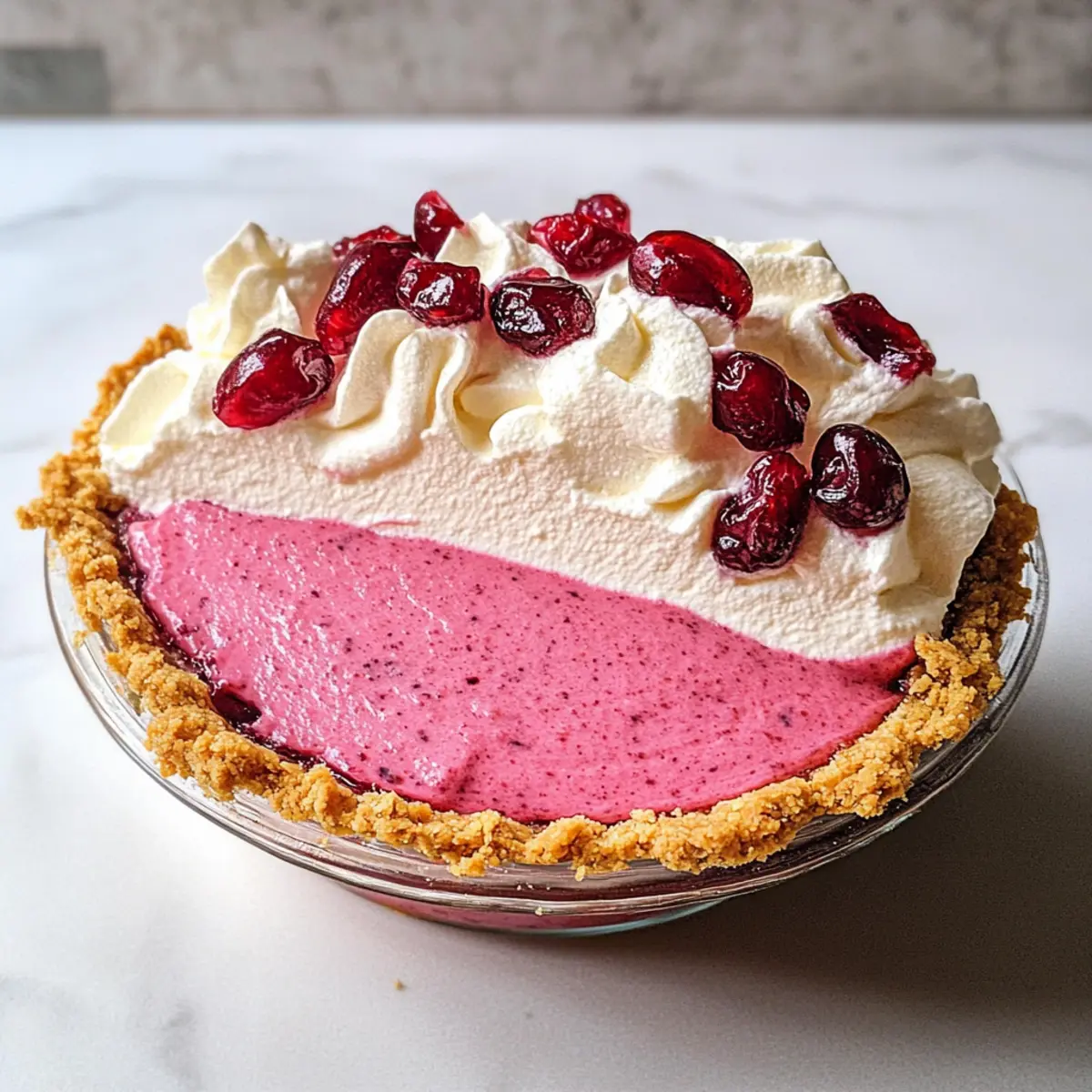 Cranberry-Mousse-Torte für festliche Anlässe