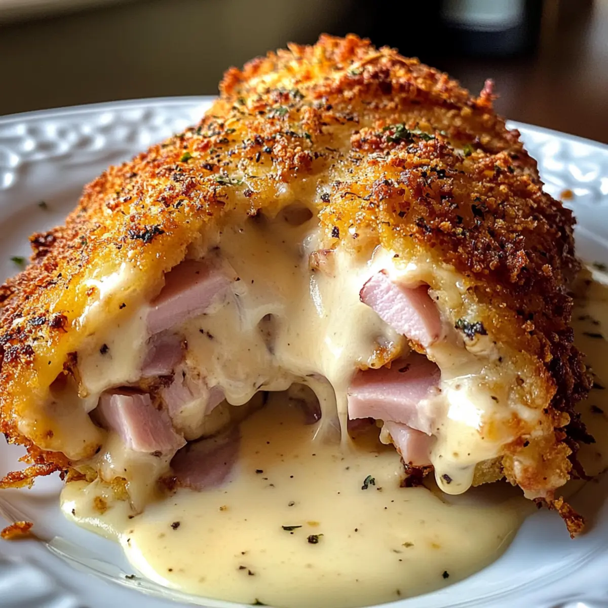 Cremiges Hähnchen Cordon Bleu für Genussmomente