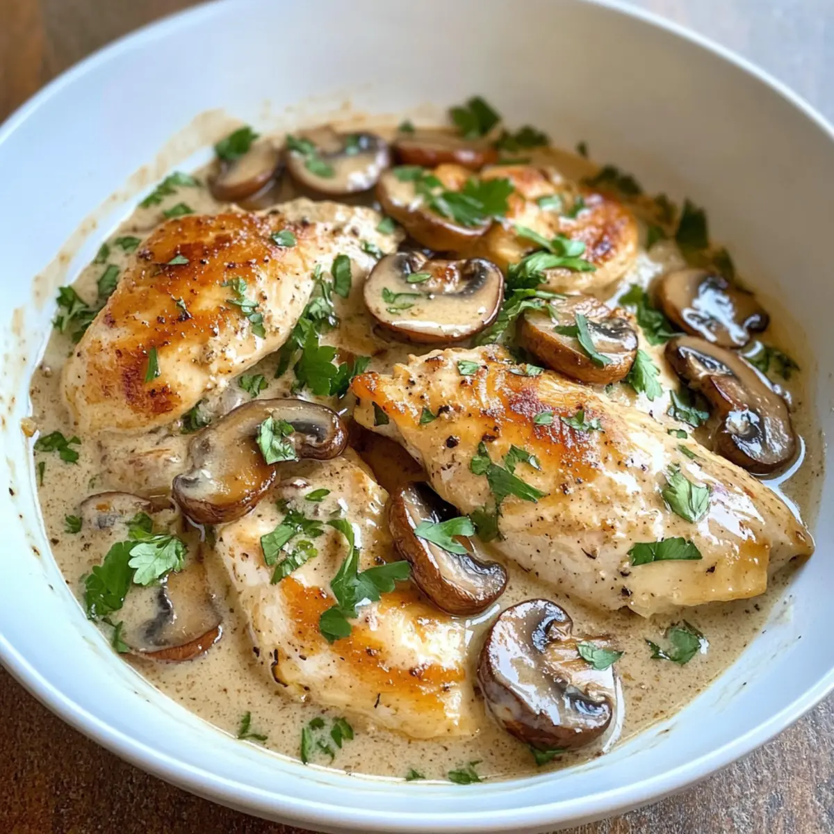 Cremiges Pilz-Hühnchen in 30 Minuten zaubern