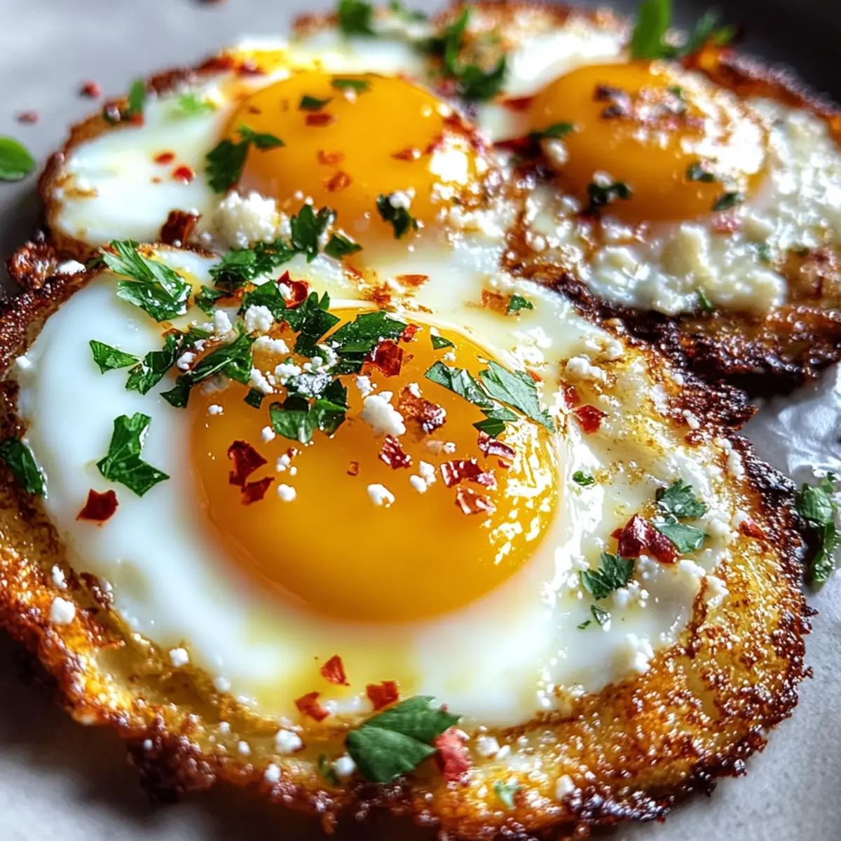 Knusprige Feta Spiegeleier für den perfekten Morgen