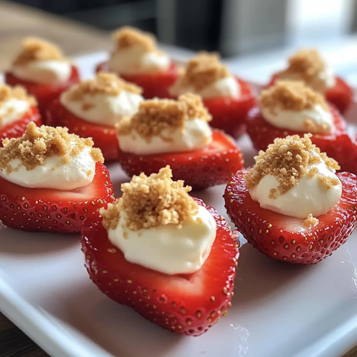 Teufelserdbeeren mit Cheesecake-Füllung machen glücklich