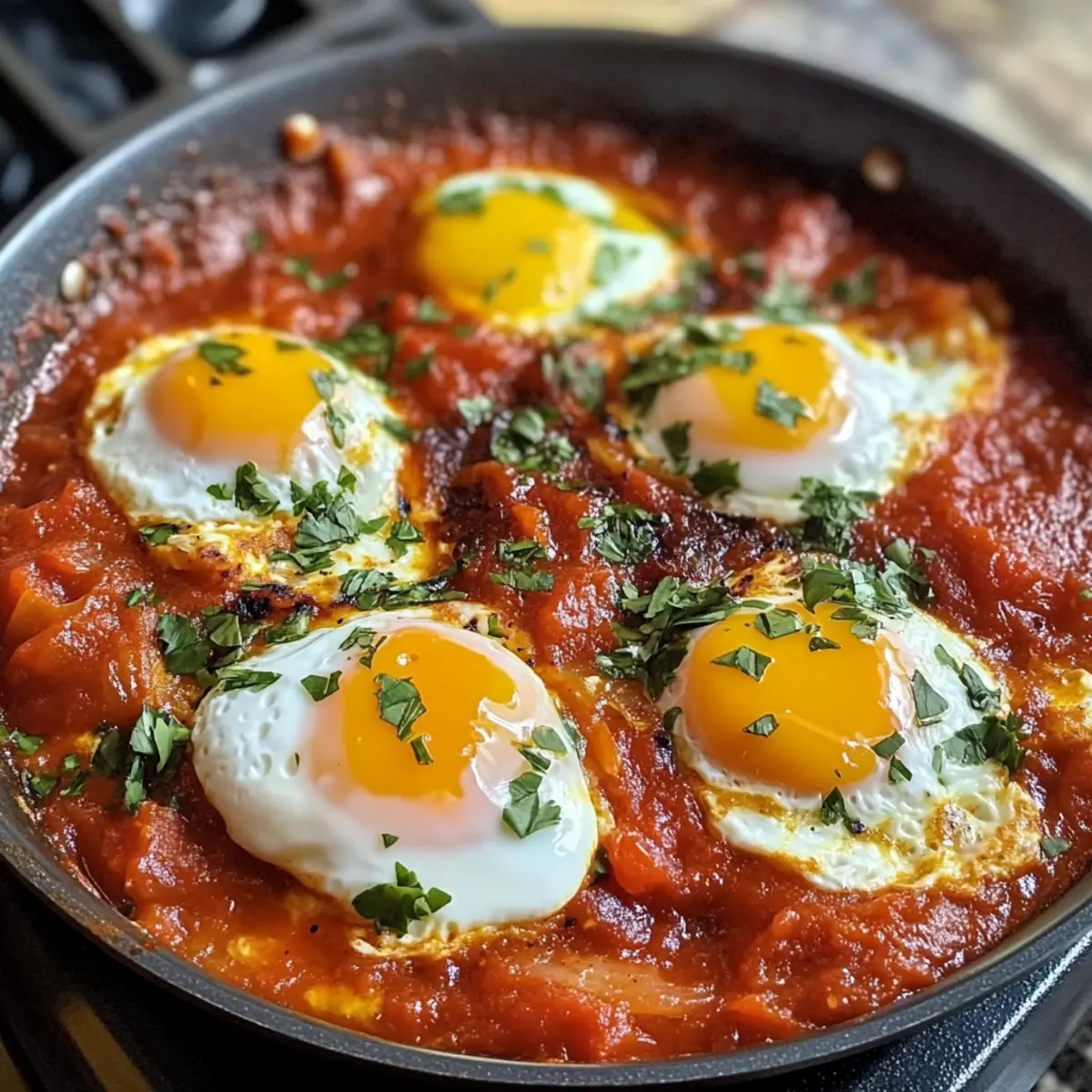 Eier Shakshouka für den perfekten Brunch