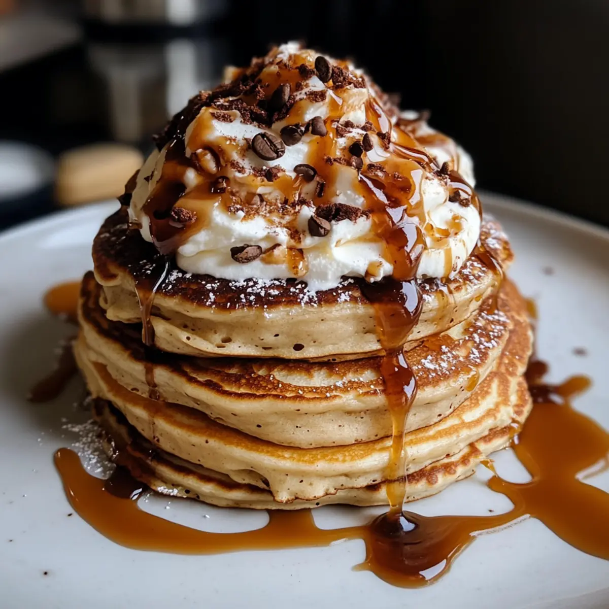 Frappuccino-Pfannkuchen für einen perfekten Morgen