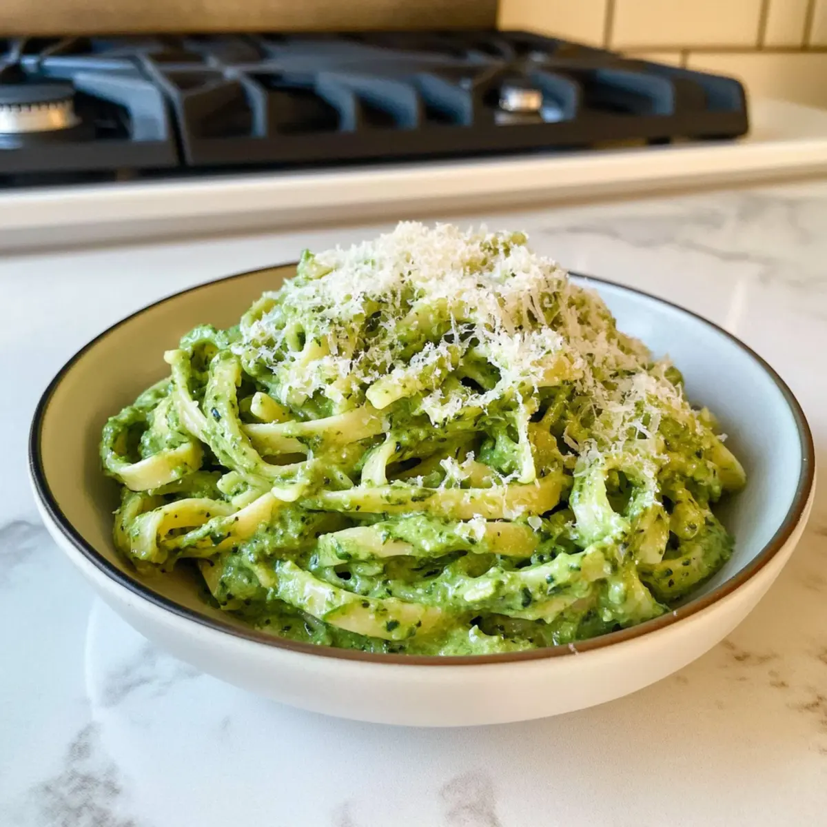 Grüne Göttin Pasta Soße schnell und cremig genießen