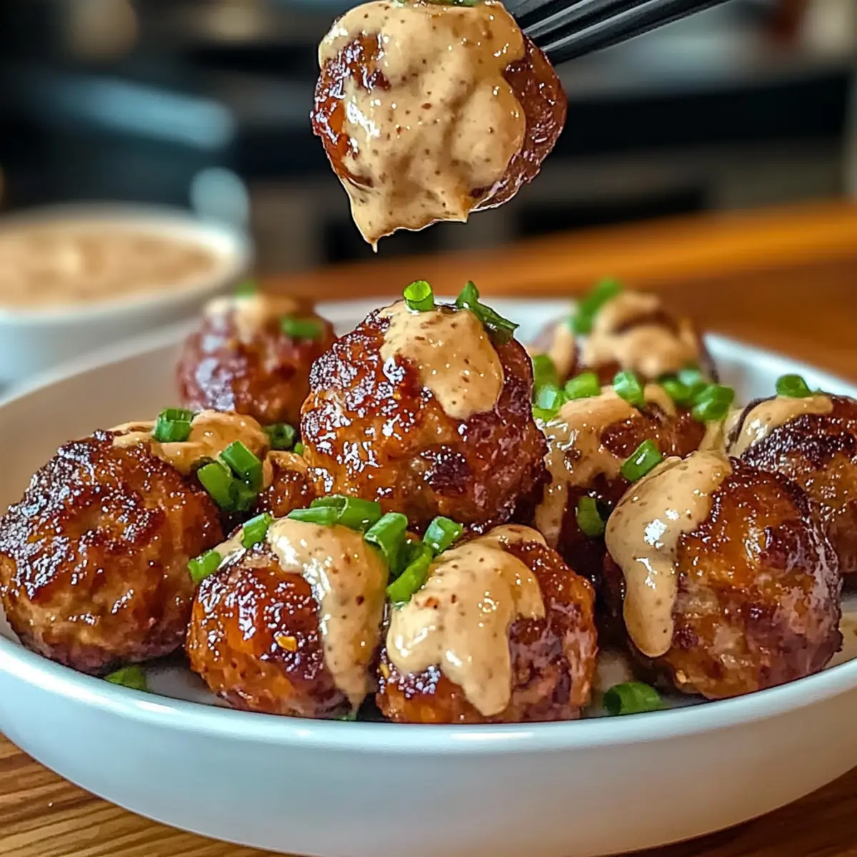 Koreanische BBQ-Fleischbällchen mit Dip für jeden Anlass