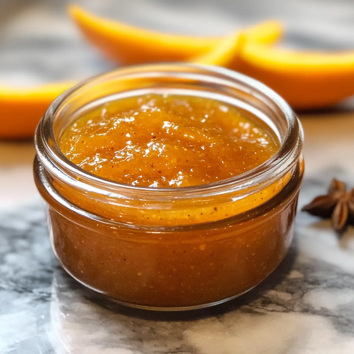 Orangenmarmelade mit warmen Gewürzen für den Winter