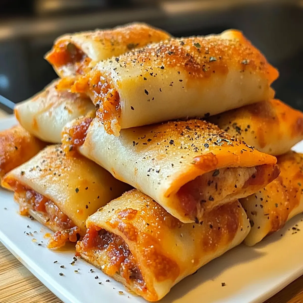 Peperoni Pizzaröllchen - Höchster Genuss mit Protein