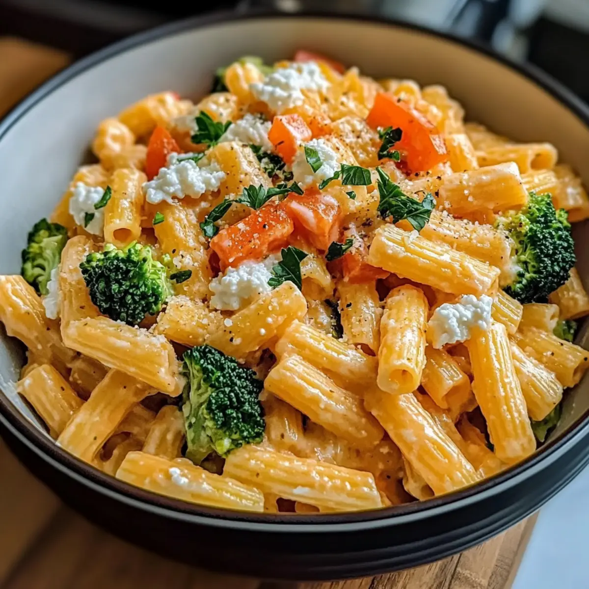 Proteinnudeln mit Hüttenkäse schnell und einfach