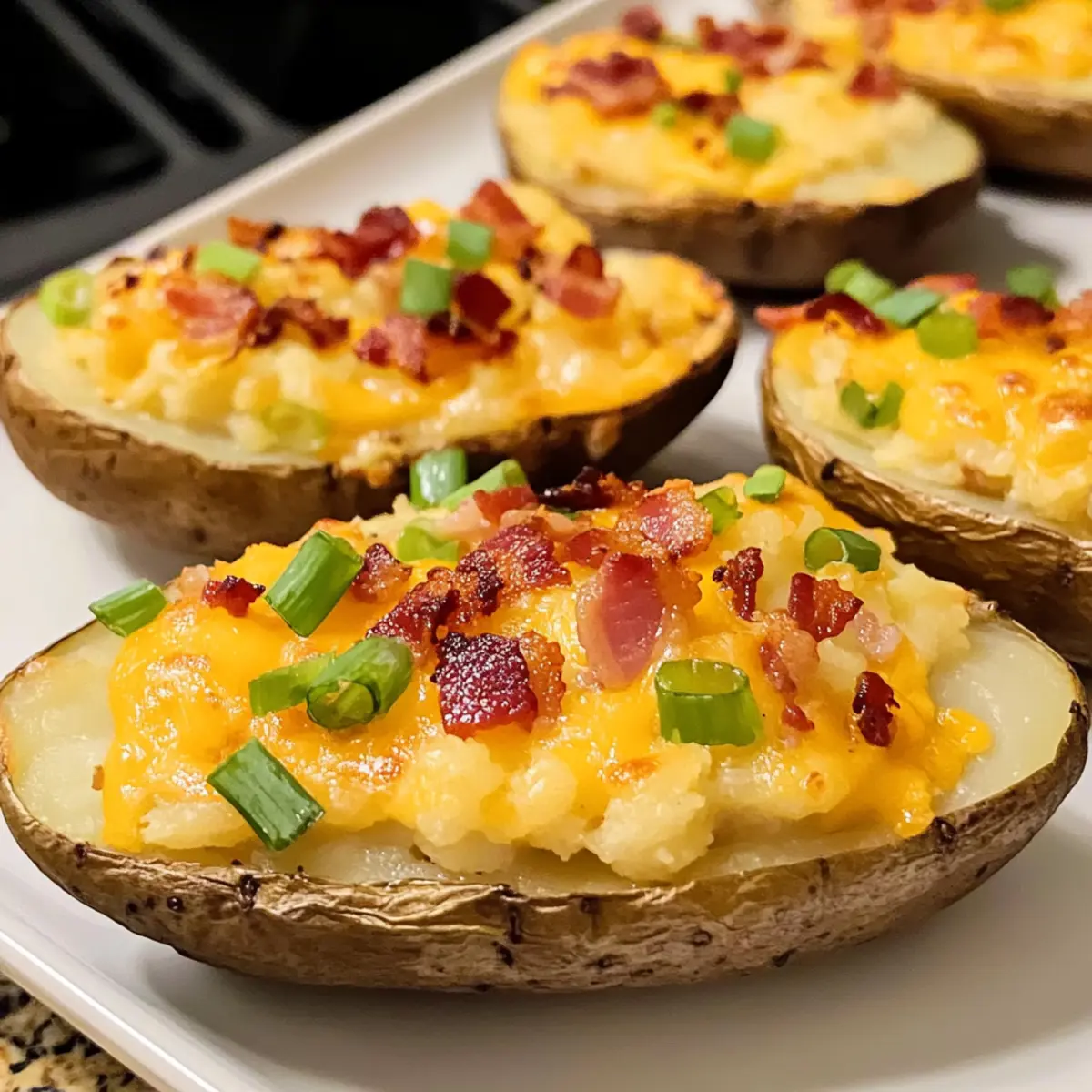 Zweimal gebackene Kartoffeln für ein Comfort Food Erlebnis