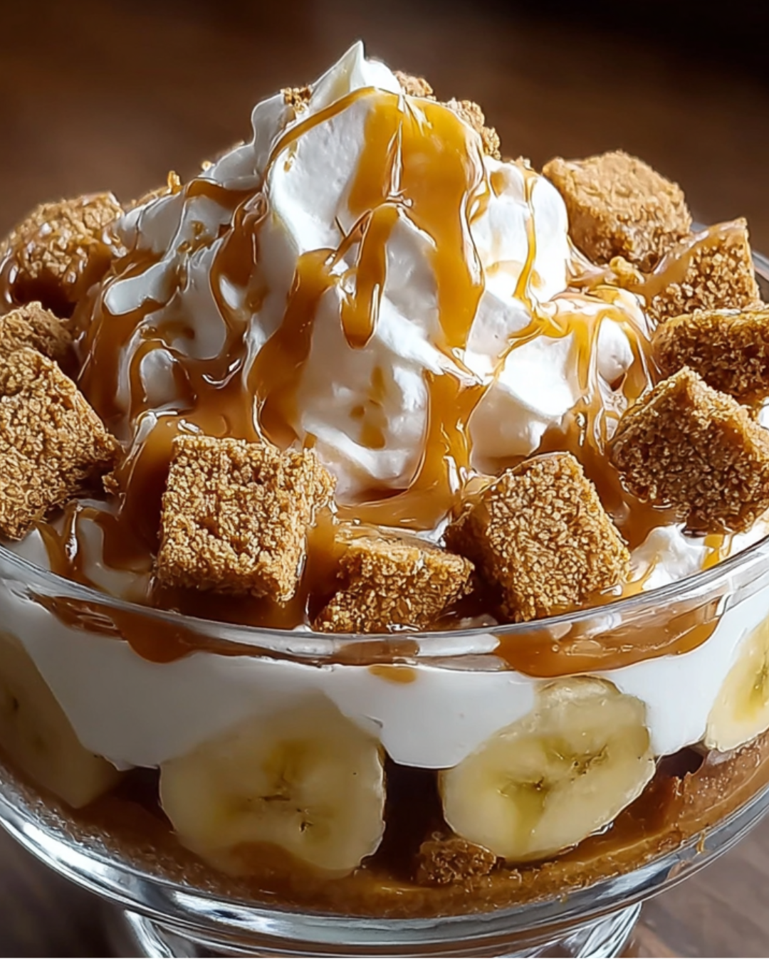 Biscoff-Bananenpudding mit Karamell – Himmlisch lecker!