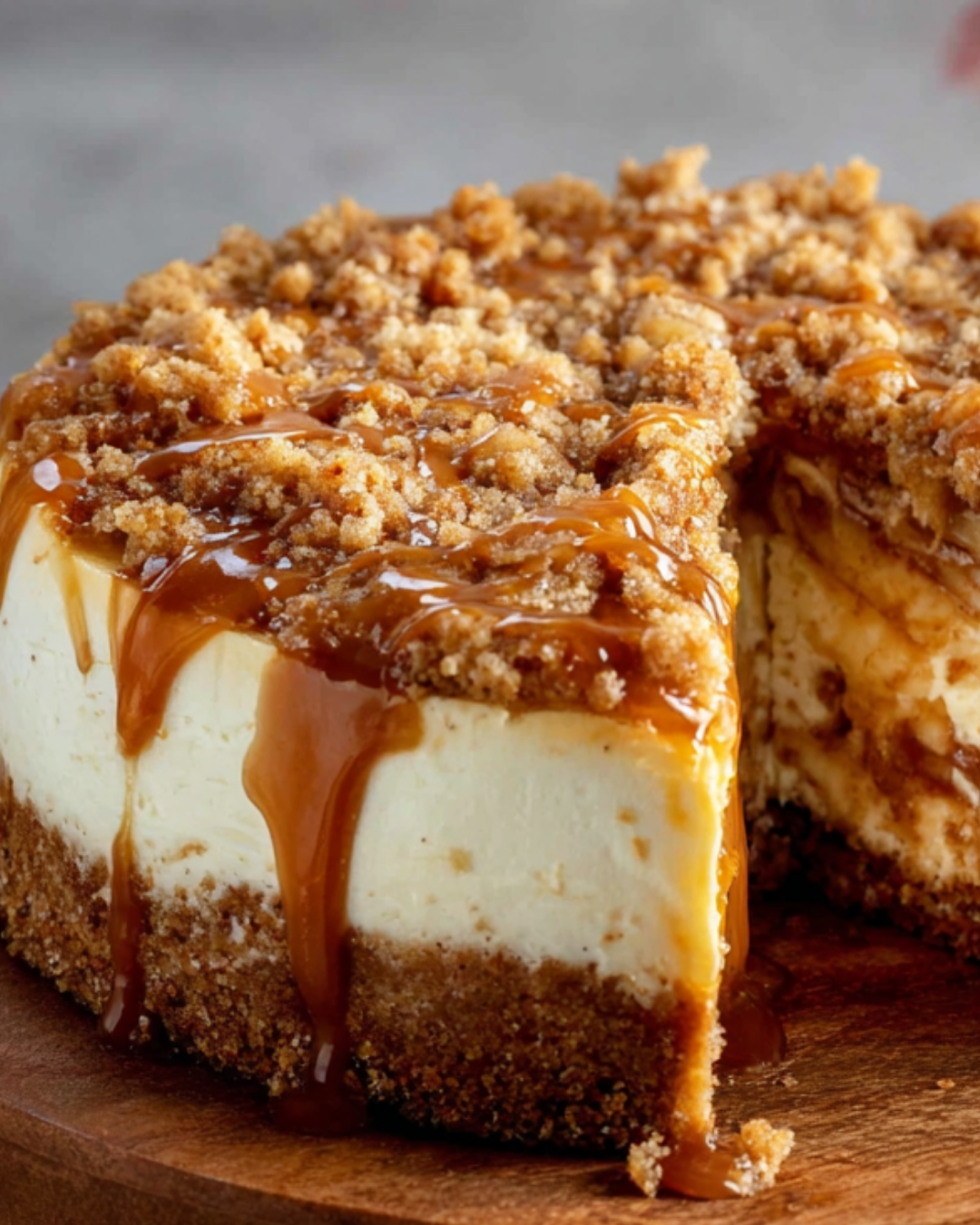 Apfel-Crumble-Cheesecake – Ein Genuss für Herzen!