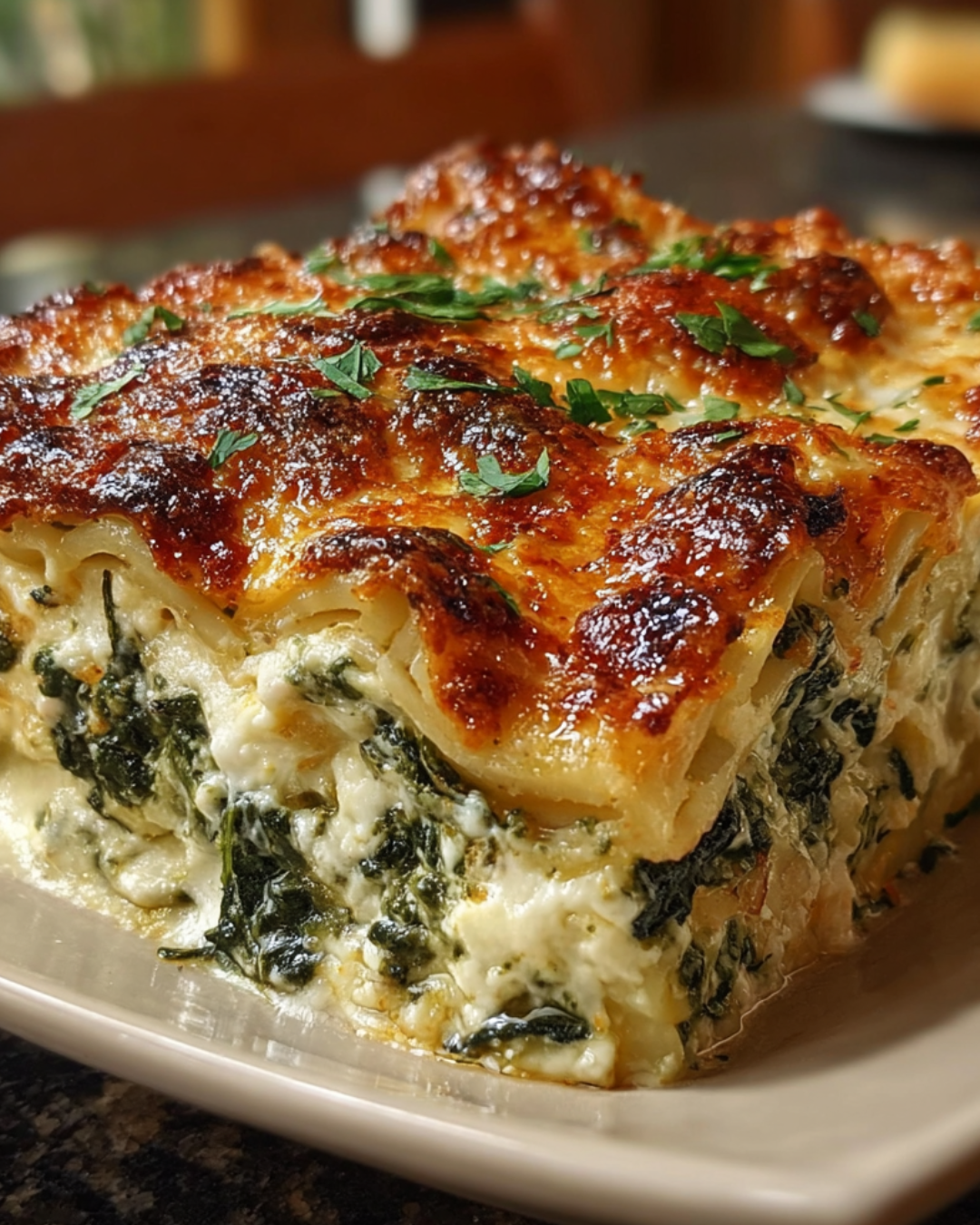 Cremige Spinat-Käse-Lasagne – Der Käse-Himmel wartet!