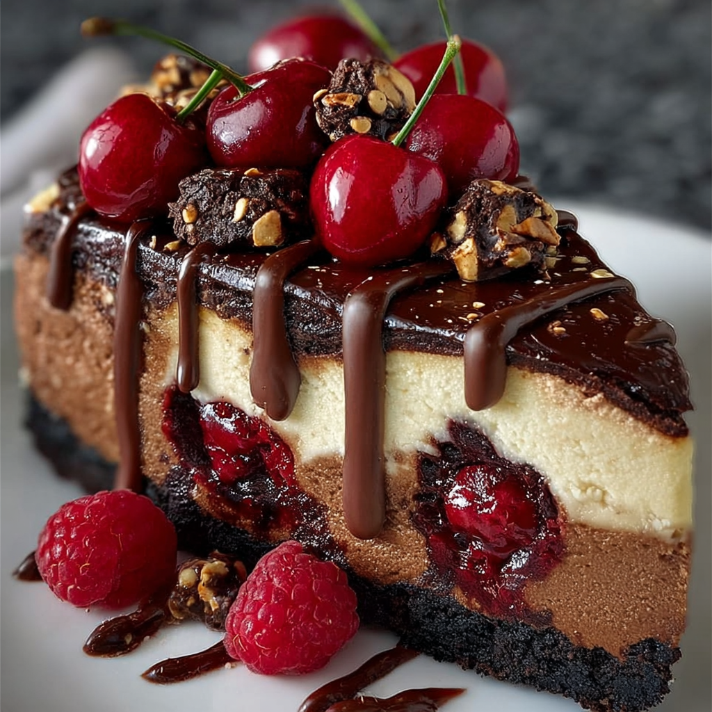 Schwarzwälder Käsekuchen-Symphonie: Dessert für Feinschmecker!