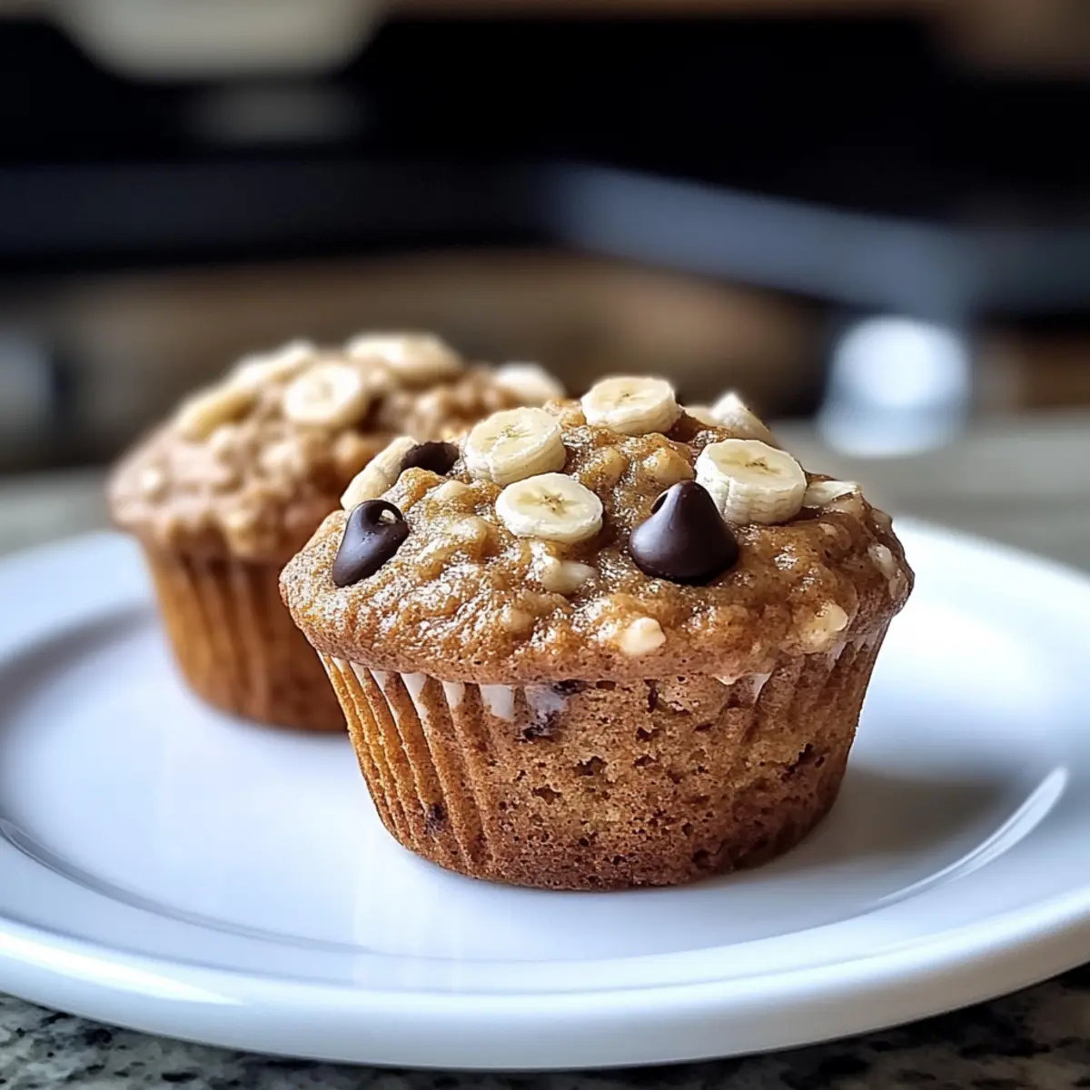 Gesunde Bananen-Haferflocken-Muffins für jeden Tag