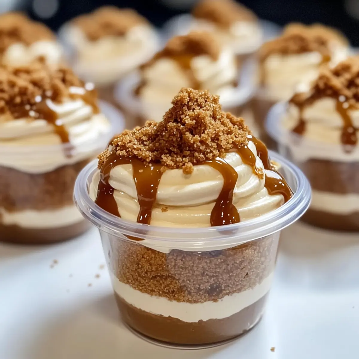 Biscoff Dessert Becher für schnellen Genuss