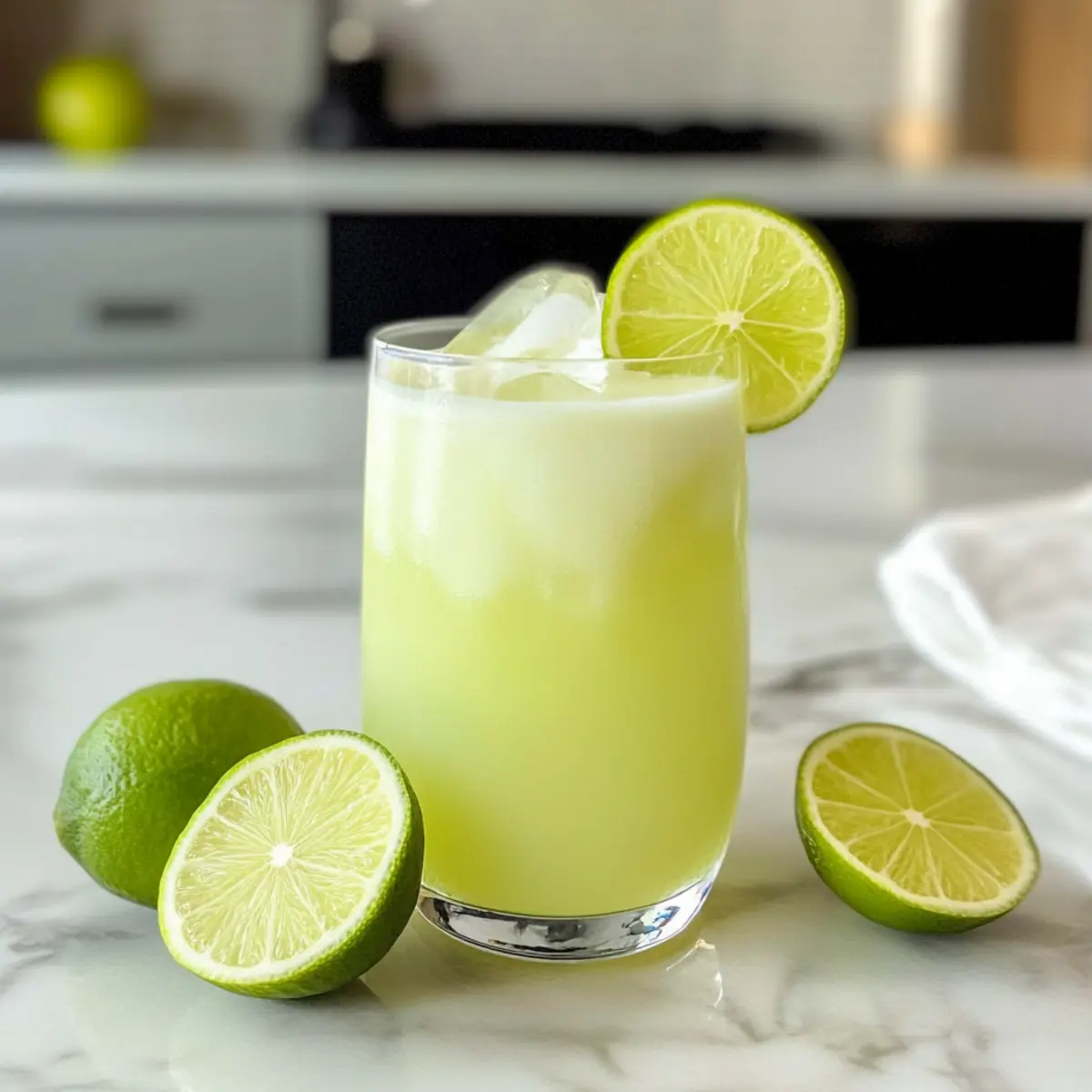 Erfrischende Brasilianische Limettenlimonade für heiße Tage