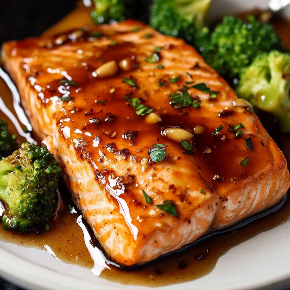 Brauner Zuckerglasierte Lachs in 30 Minuten