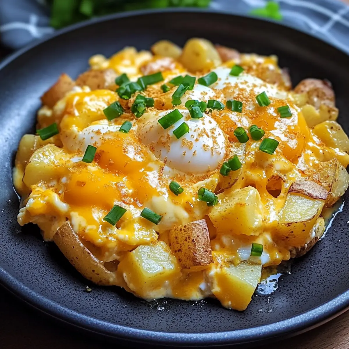 Käse Kartoffel Eier Rührei: Einfaches Comfort Food