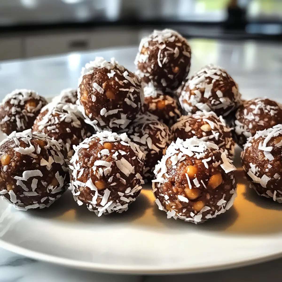 Kichererbsen-Energie-Bällchen für gesunde Snacks