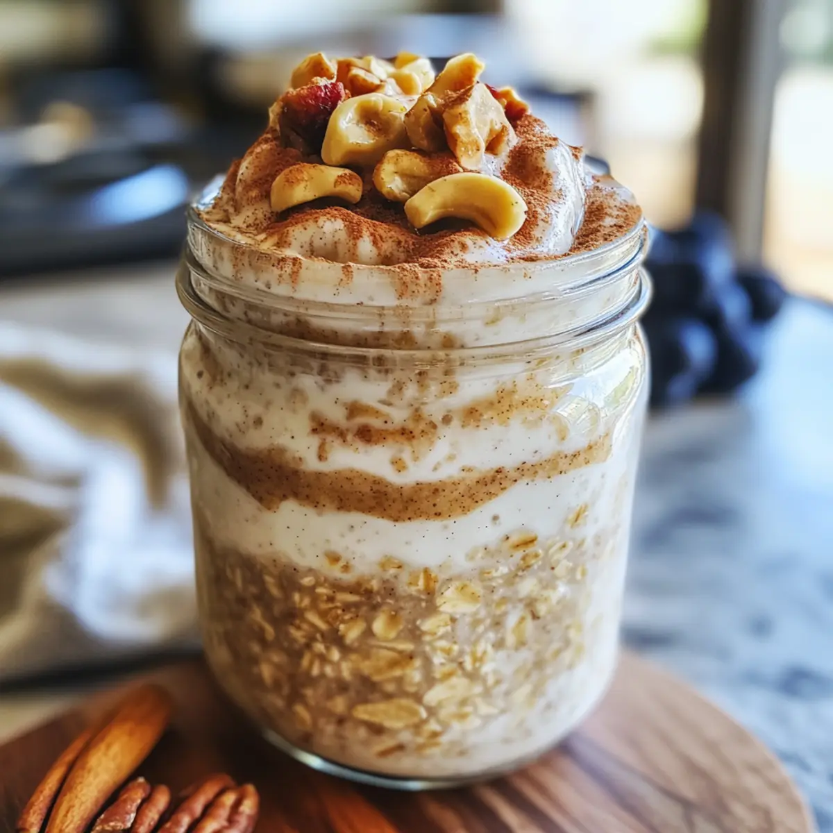 Zimtschnecken Übernacht Haferflocken für gesunde Mornings