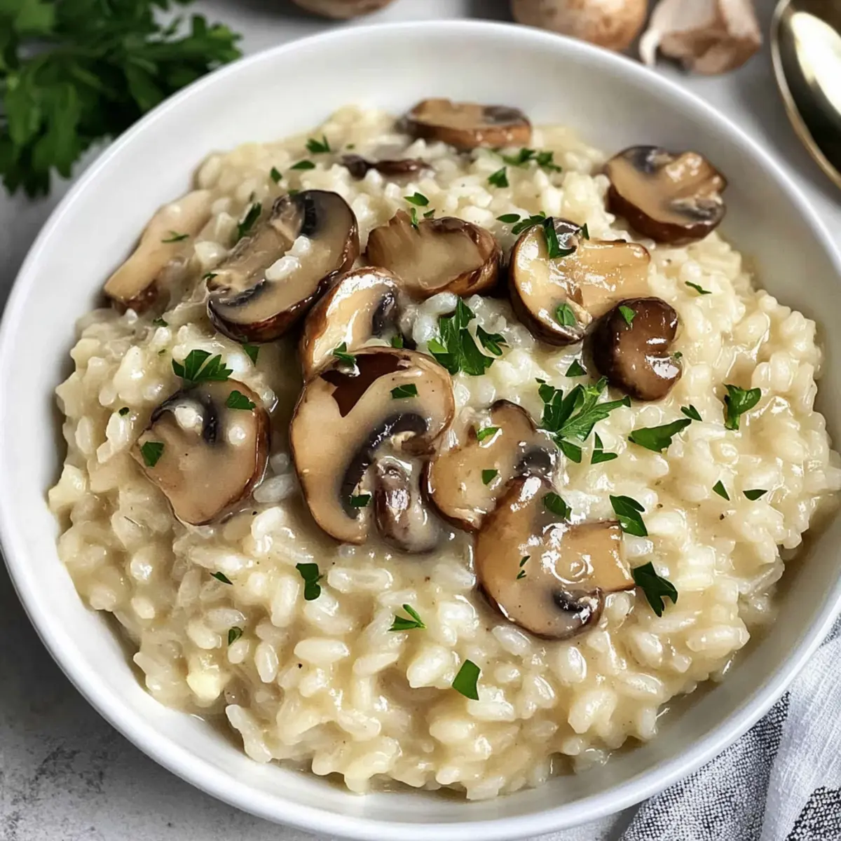 Cremiges Pilzrisotto für dein perfektes Dinner