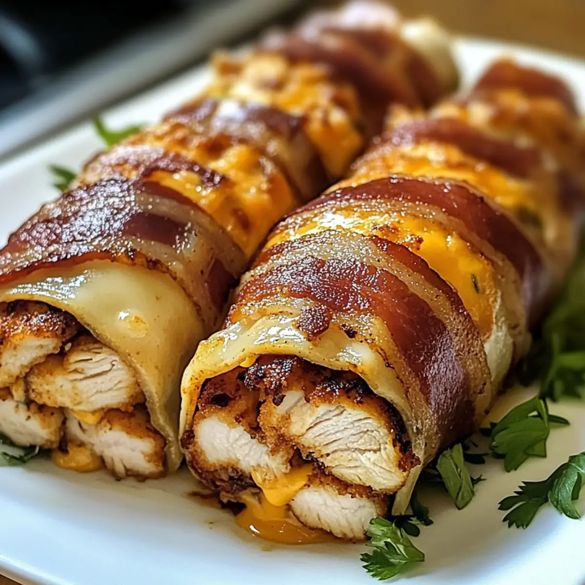 Knuspriger Hähnchen-Bacon-Wrap für jeden Anlass
