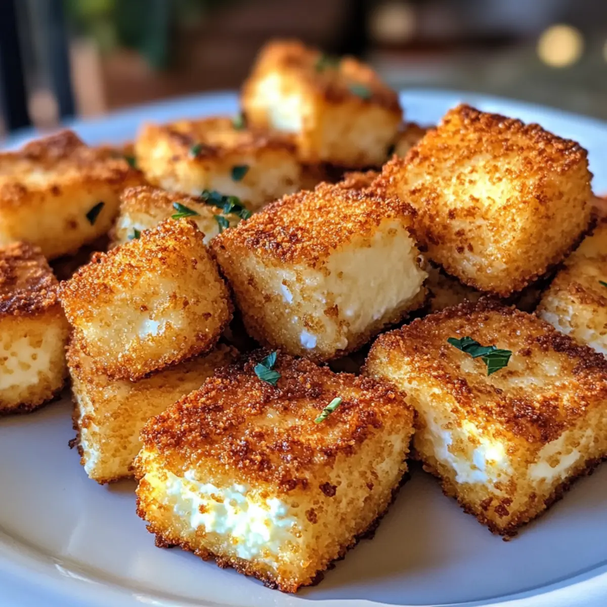 Knusprige Hüttenkäse-Leckerbissen ganz einfach machen