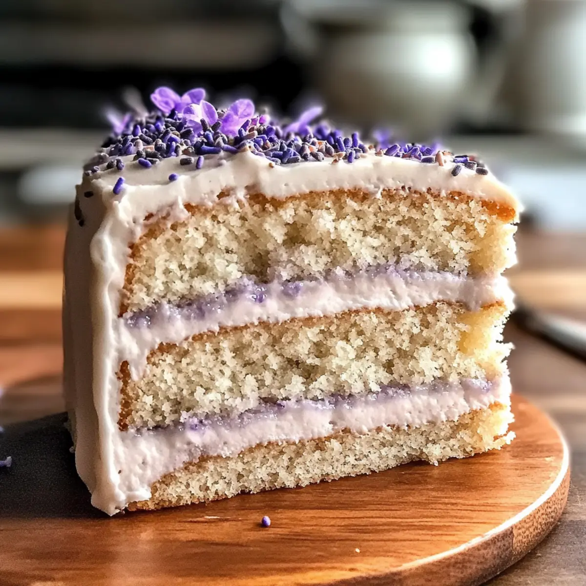 London Fog Kuchen mit Earl Grey und Lavendel Rezept