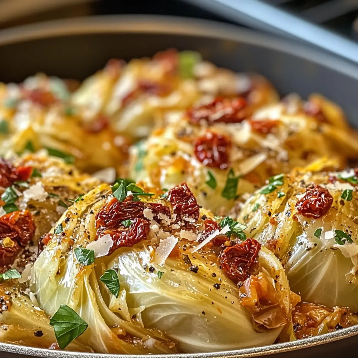 Heirate mich schmelzende Kohl mit cremiger Sauce