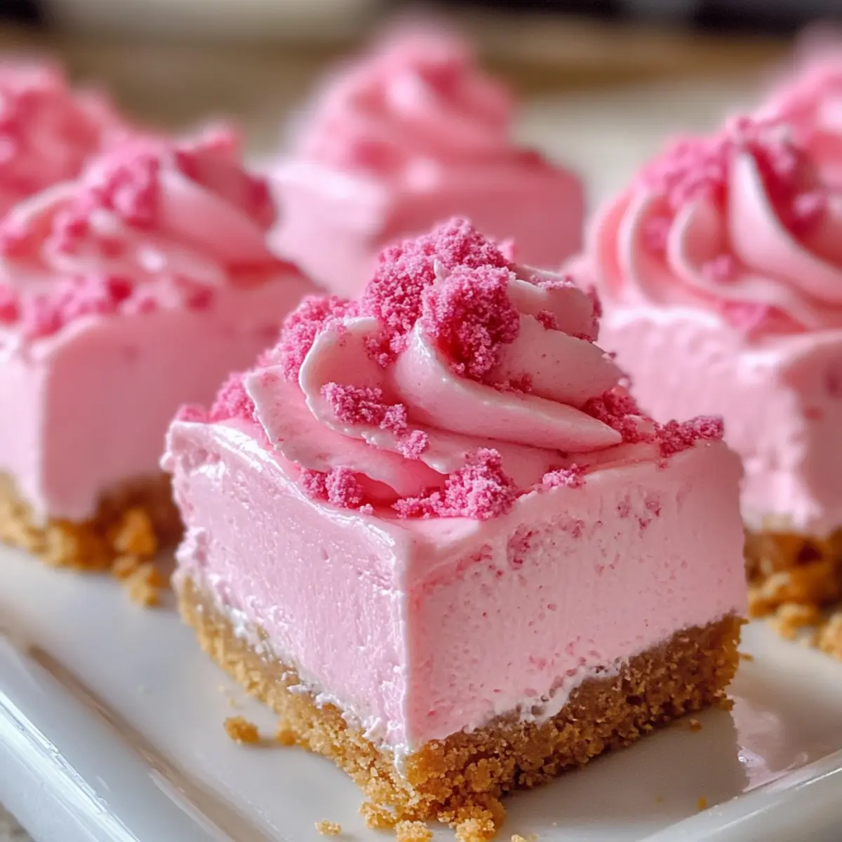 No-Bake Rosa Samt Käsekuchen Bällchen für Feste